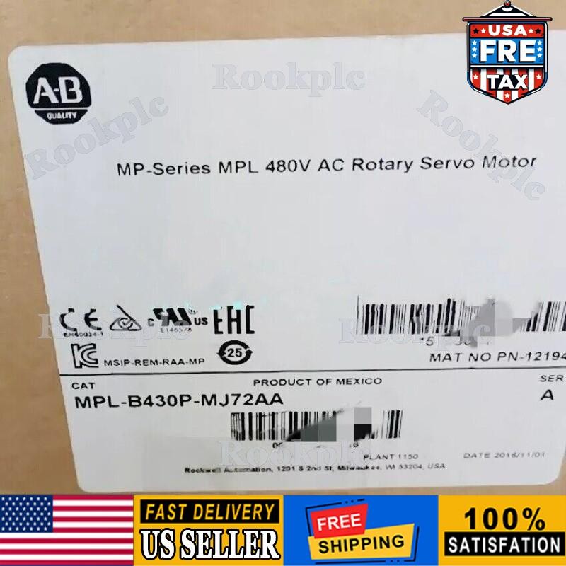 NEW AB MPL-B430P-SJ72AA Servo Motor MPLB430PSJ72AA Fast Shipping US Free Tax