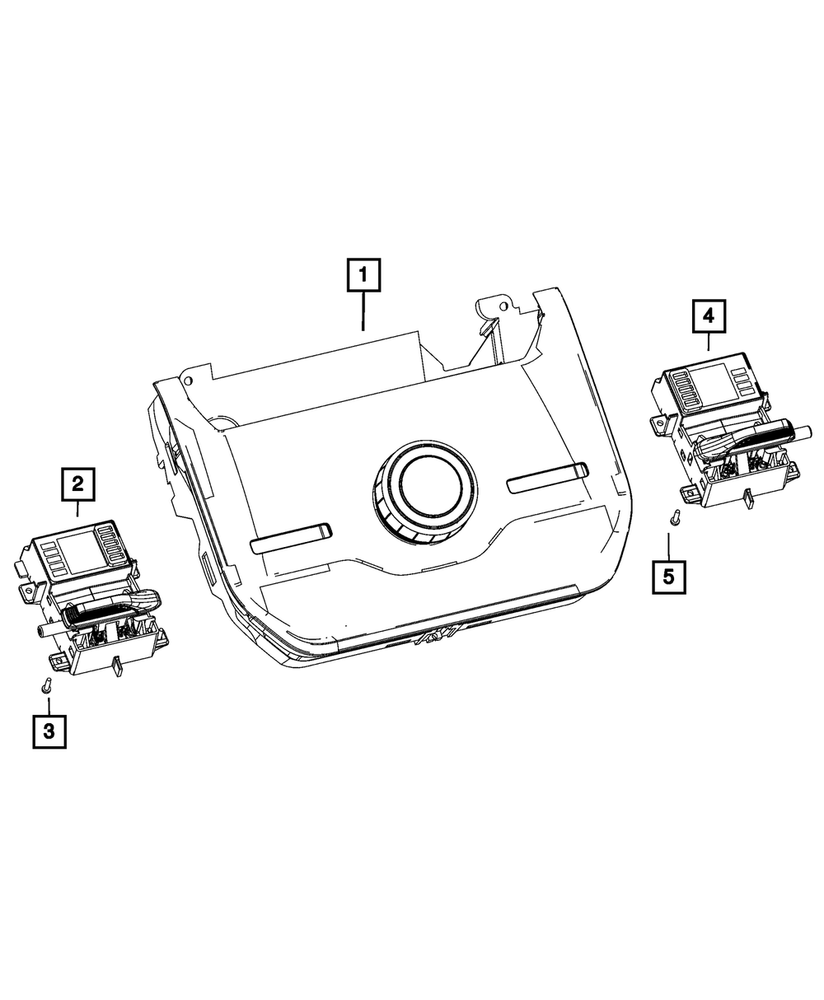 Genuine Mopar Transmission Shifter 68619763AB