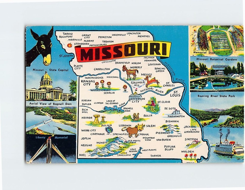 Postcard Missouri USA