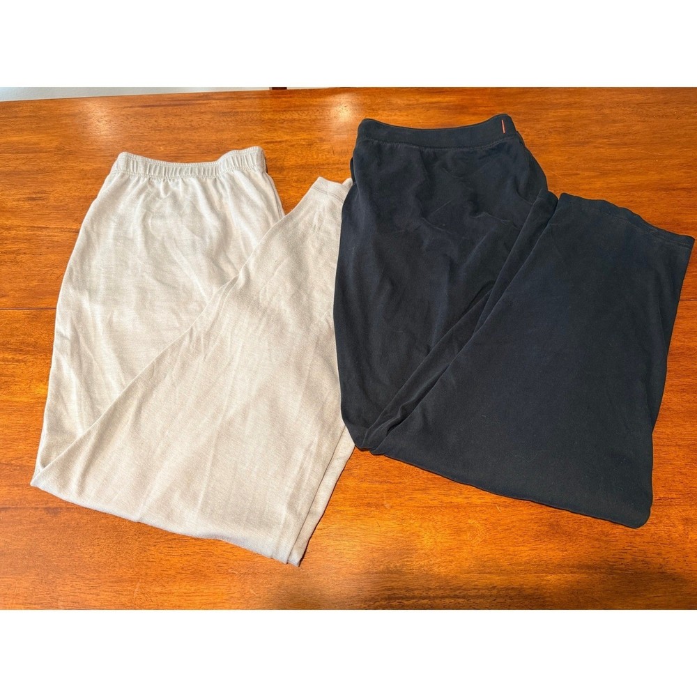 LOT Tommy Bahama Mens Lounge Pants Sweatpants XL Gray Black Comfort X-Large