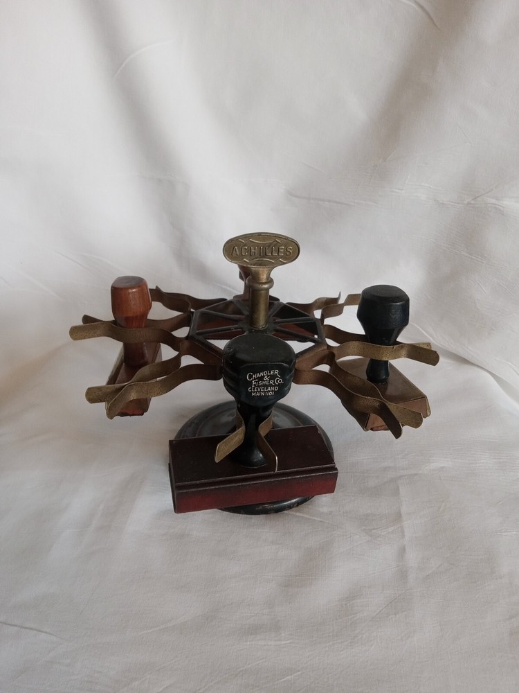 Vintage Achilles Rubber Stamp Carousel-image