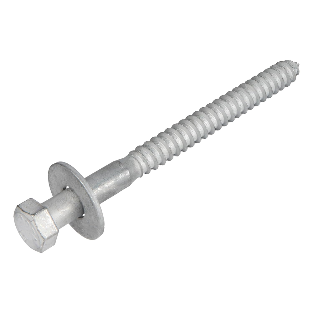 3/8 x 4-1/2 Lag Screw Kit with Washers - 50 Pack Hot Dip Galvanized