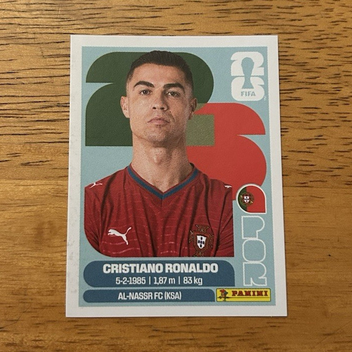 Panini World Cup 2026 Sticker Cristiano Ronaldo POR15