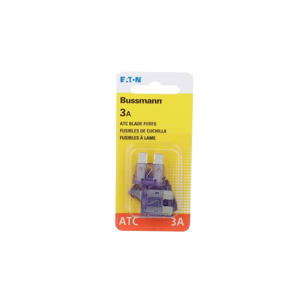 Bussmann Division ATC-3 ATC Blade Fuse 1 pack of 5