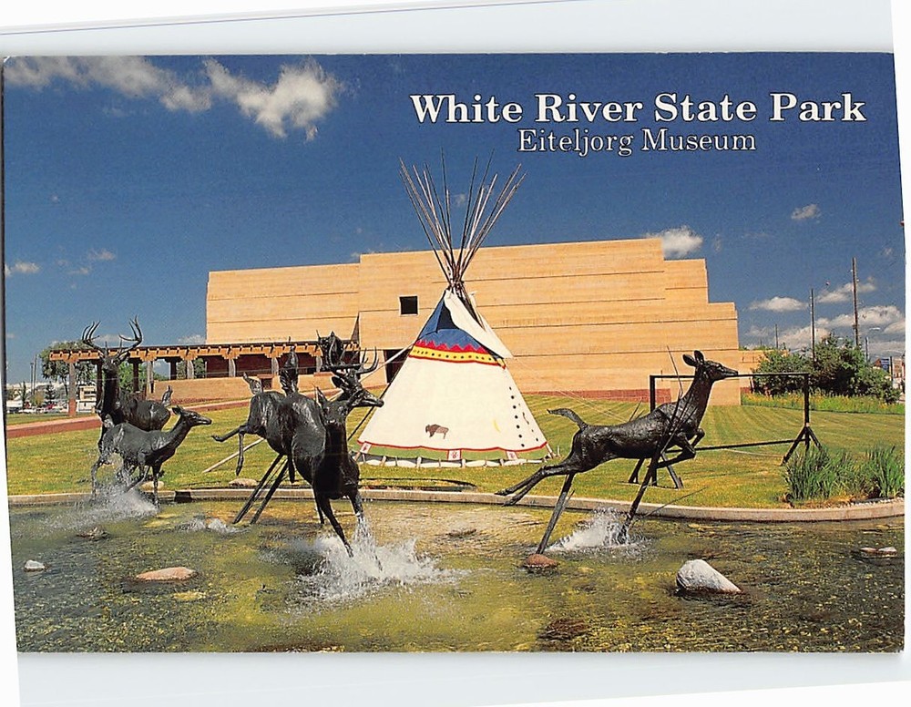 Postcard Eiteljorg Museum White River State Park Indianapolis Indiana USA