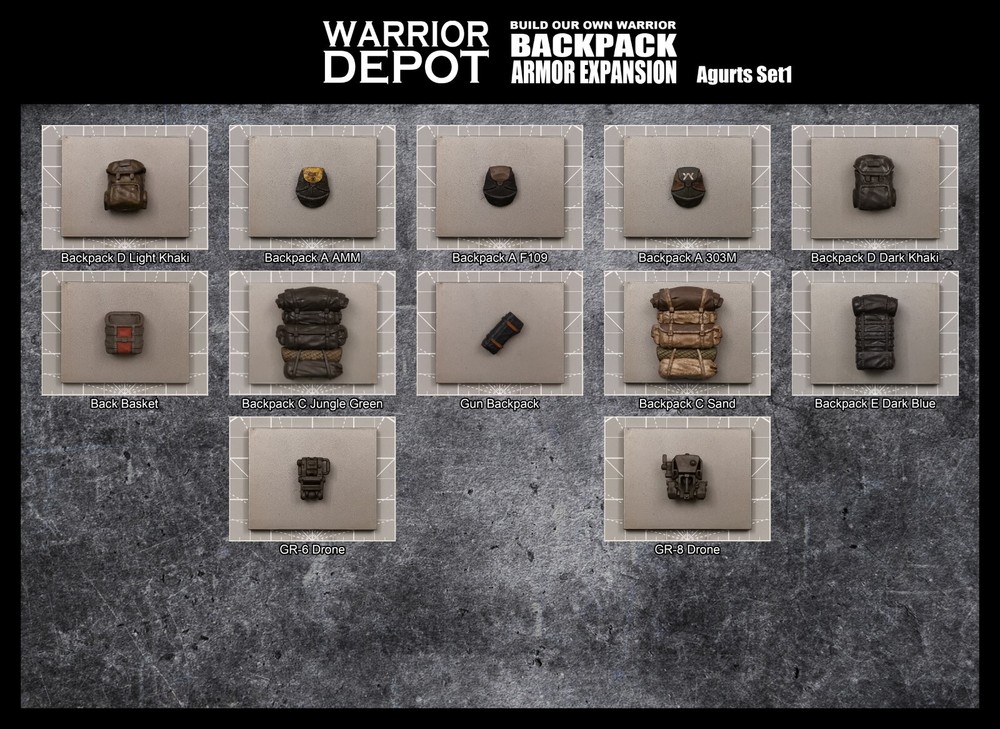 Acid Rain World Backpack Agurts - 1/18 3.75