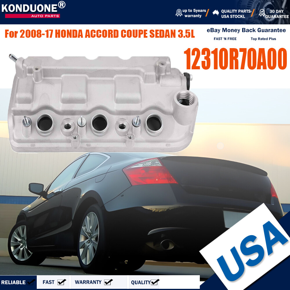 Front Cylinder Valve Cover For 2008-17 HONDA ACCORD COUPE SEDAN 3.5L 12310R70A00