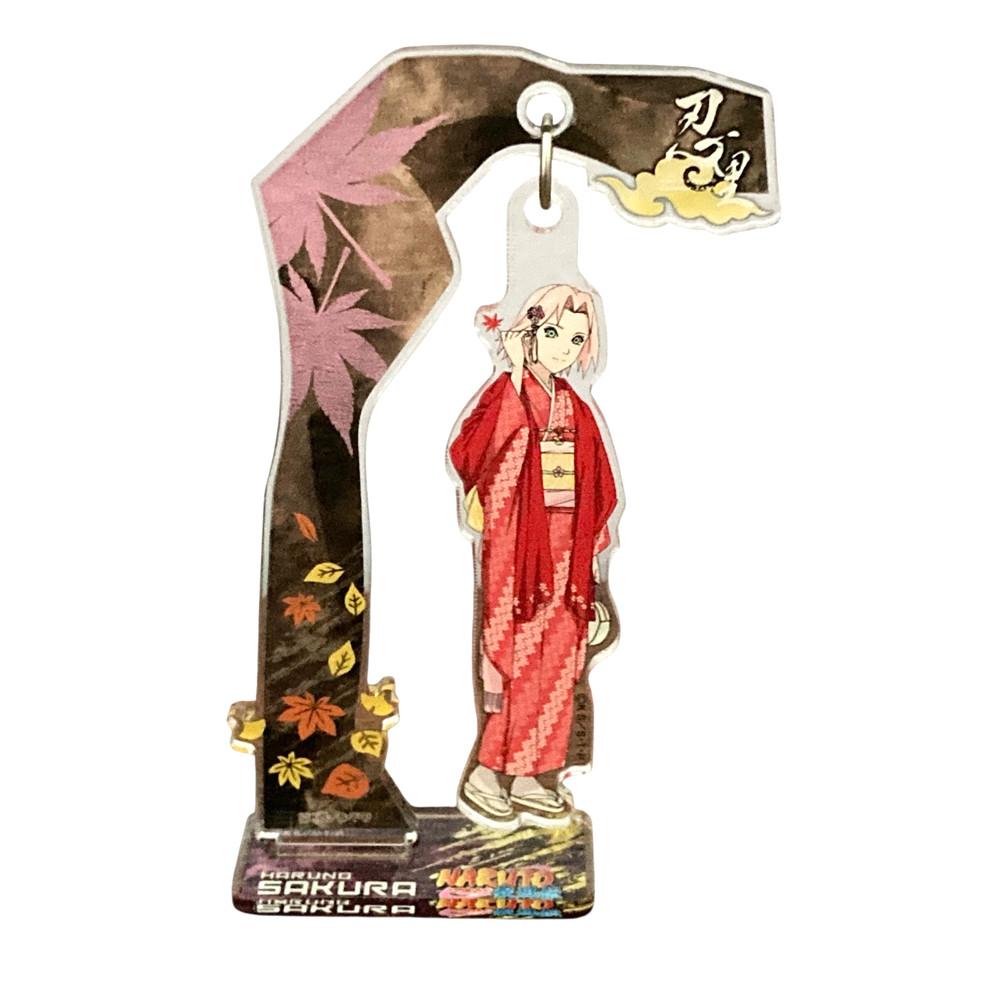 Naruto Sakura Haruno Kimono Acrylic Stand Nijigen no Mori Japan Tree Display