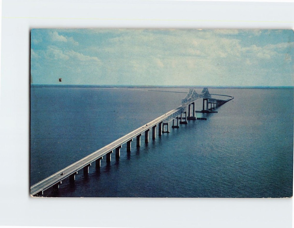 Postcard Sunshine Skyway Bridge Florida USA