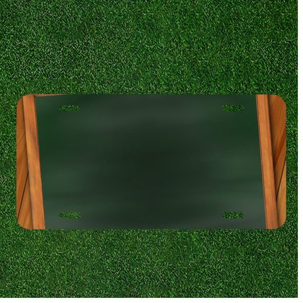 Custom Personalized Auto Tag With Chalkboard Background Add Names