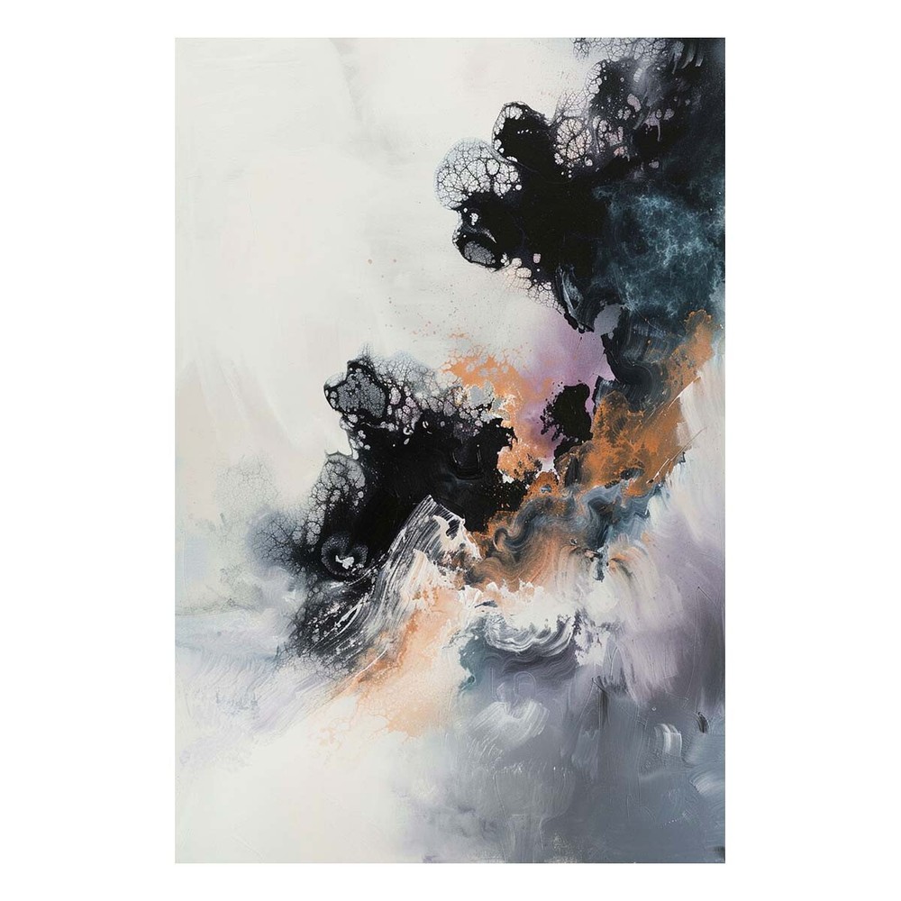 Modern Wall Art Painting On Canvas Apartment Decor Living Room Wall Art Black