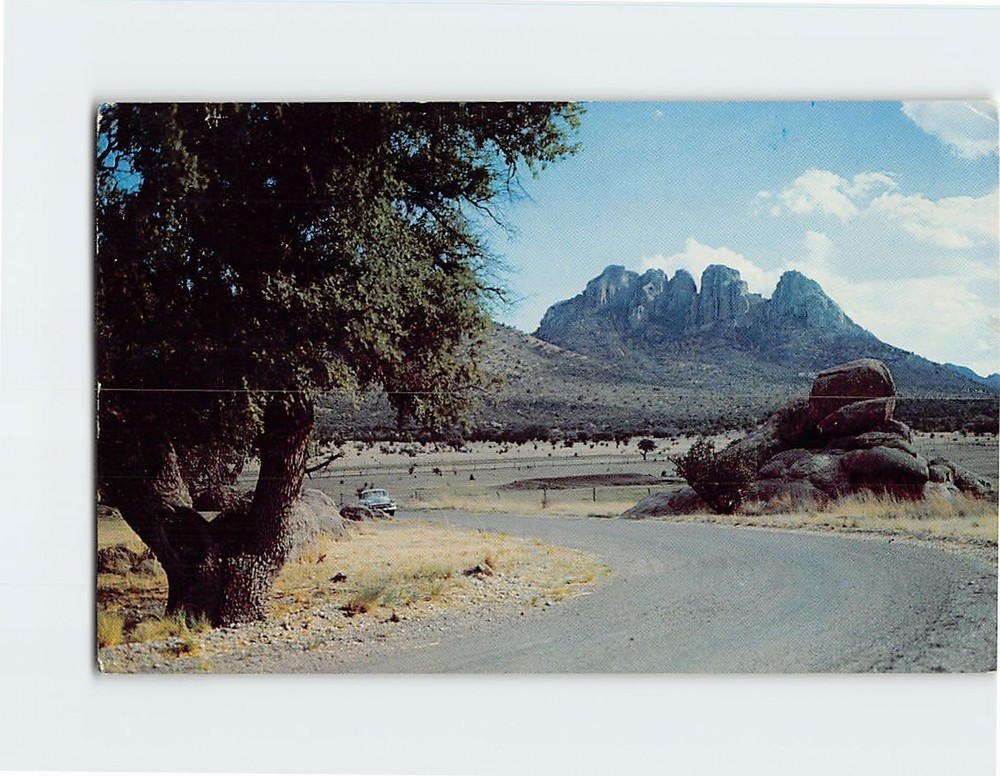 Postcard Sheer Cliffs of Sawtooth Mountain West Texas USA