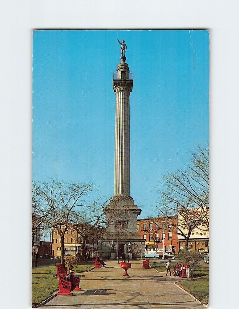 Postcard Trenton Battle Monument Trenton New Jersey USA