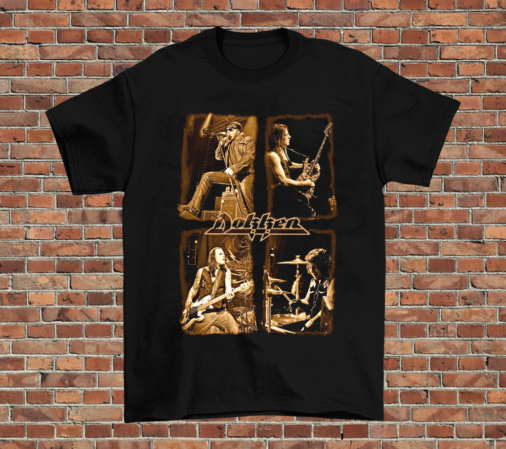 New Dokken Band Gift For Fan Short Sleeve Black All Size Unisex Shirt