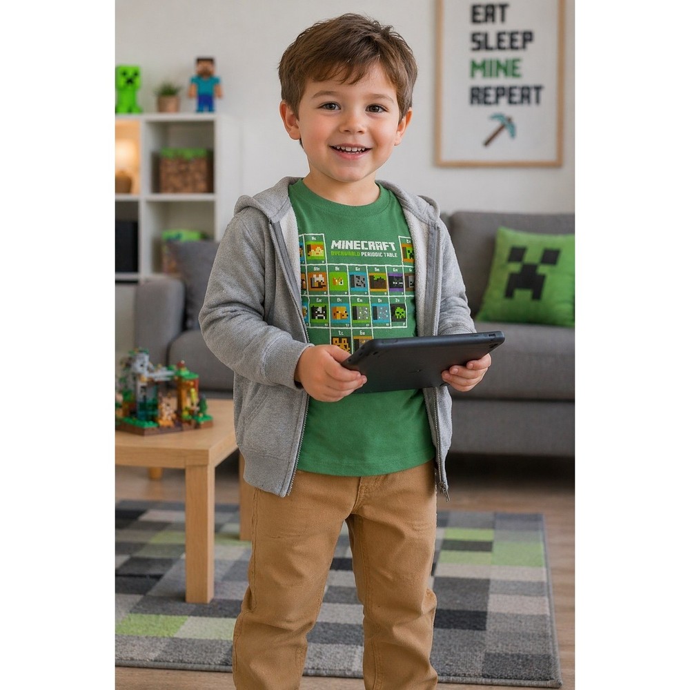 Minecraft Periodic Table Green T Shirt (sz. XS)