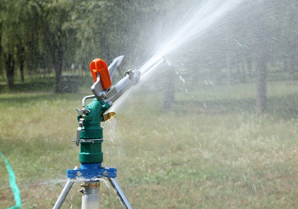 Long Range Alloy 360° Adjustable High Pressure Impact Irrigation Lawn Spray Gun