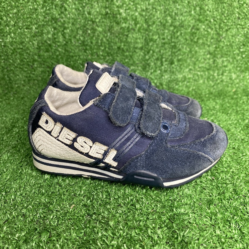 Diesel Shoes Kids Blue Casual Low Top Sneakers Size US 6.5 / EUR 23