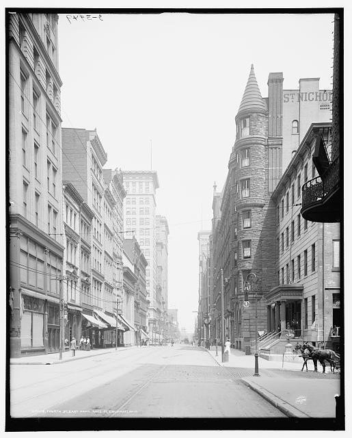 Photo:Fourth St., east from Race St., Cincinnati, Ohio