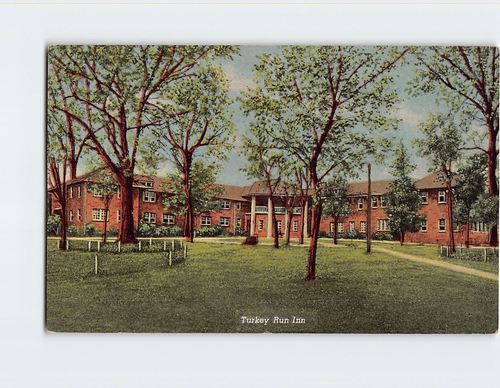 Postcard Turkey Run State Park Marshall Indiana USA