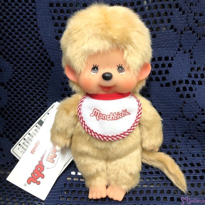 251827 Sekiguchi Monchhichi Premium Standard S Size Beige Boy ~ Mimi Collection