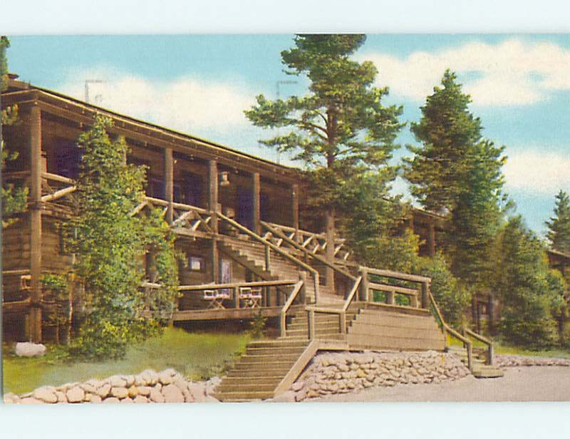 Pre-1980 LODGE SCENE Rocky Mountain National Park Colorado CO 60.000 cards J7748