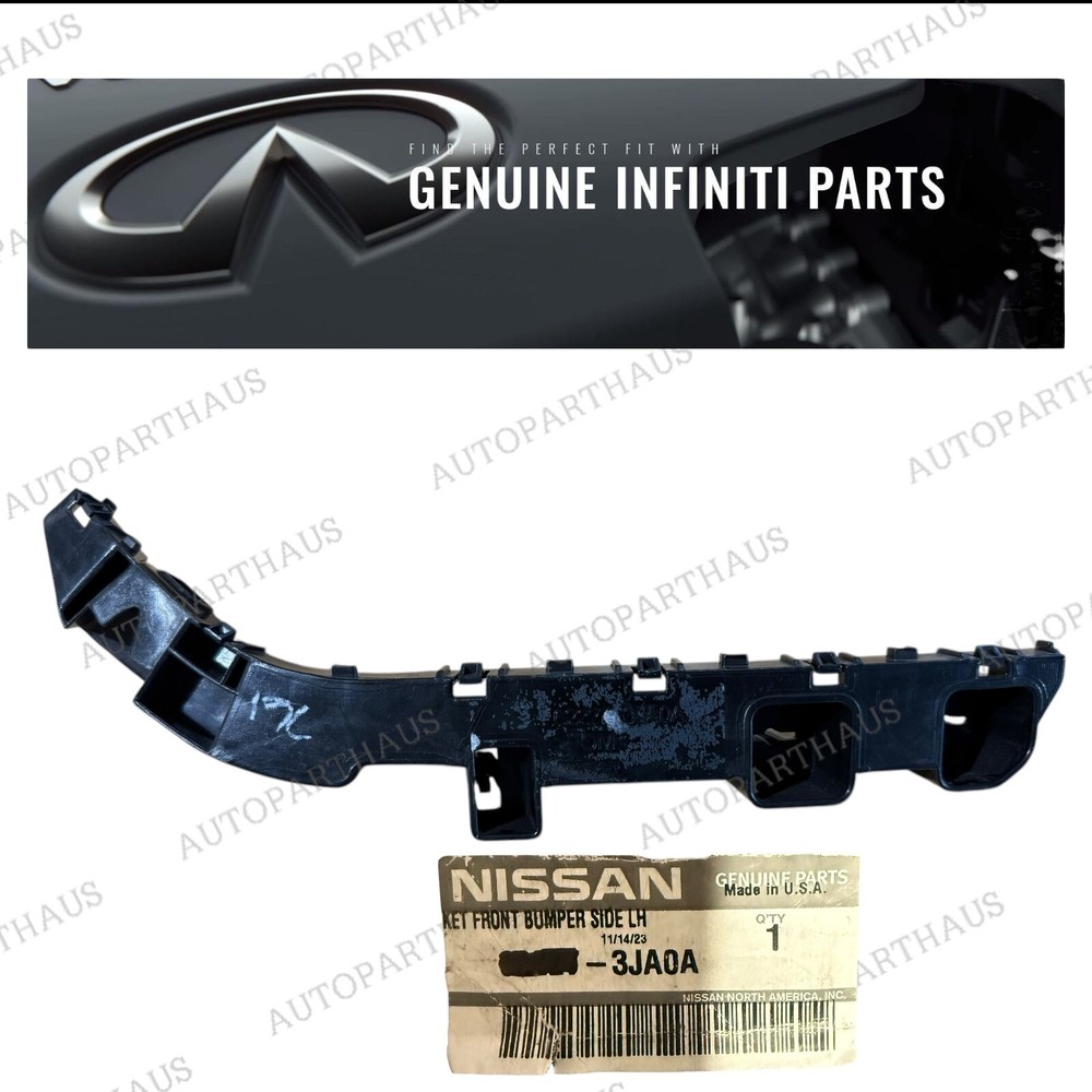 Infiniti QX60 2014-2020 Front Bumper Driver Side Fender Bracket OEM