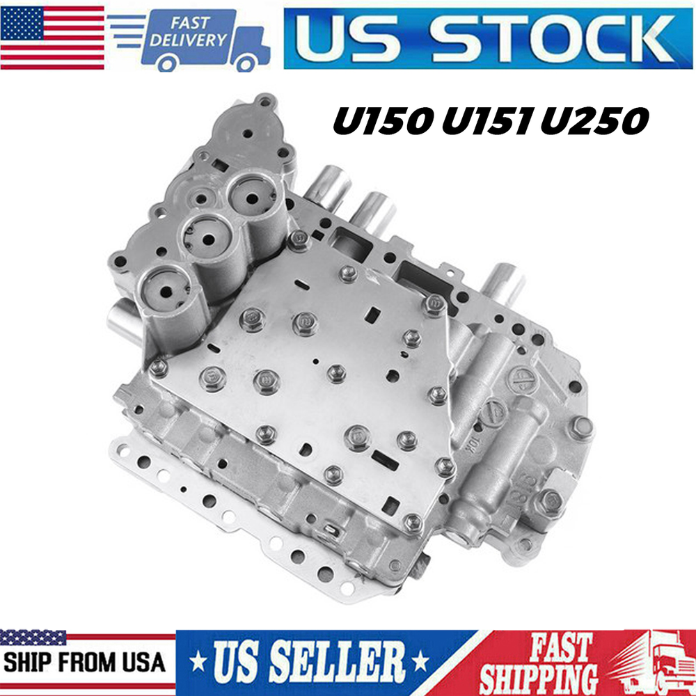 U150 U151 U250 Transmission Valve Body w/ 7 Solenoid For Toyota Lexus 2004-2014