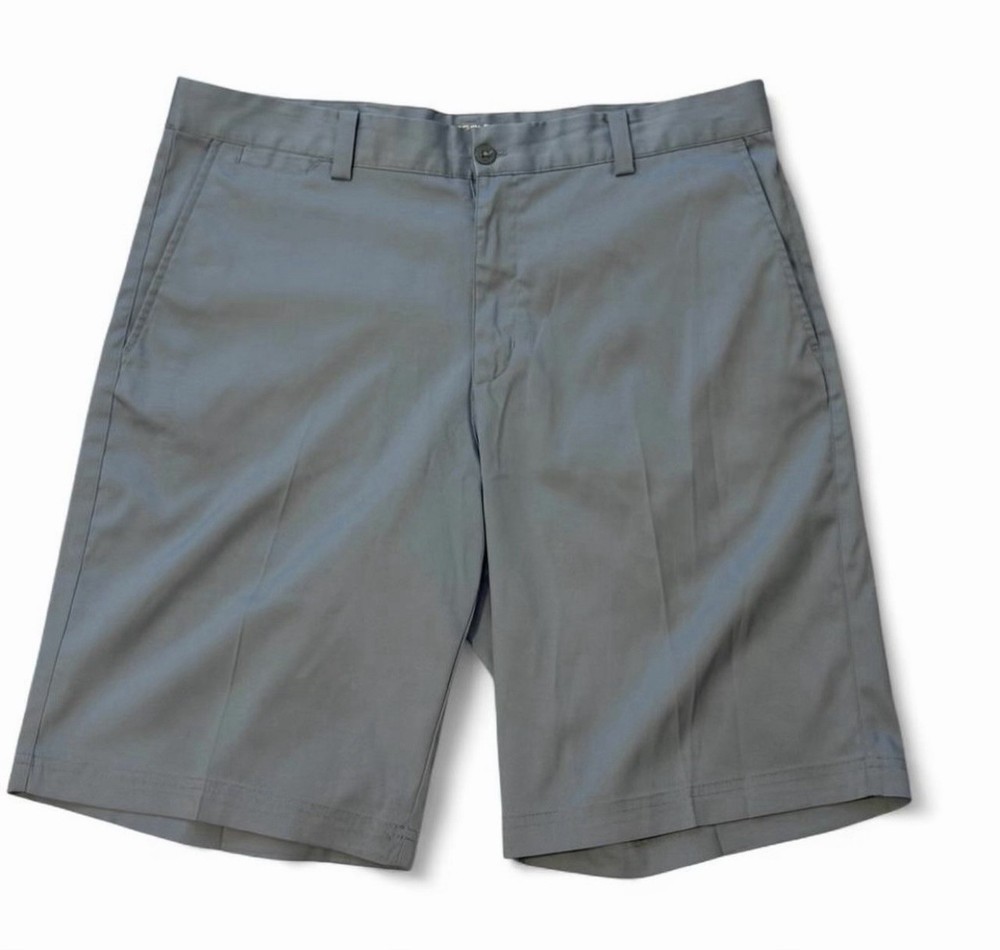 Nike Golf Men's Shorts Tour Performance Size 34 Blue/Gray Stripes DRi Fit Golf