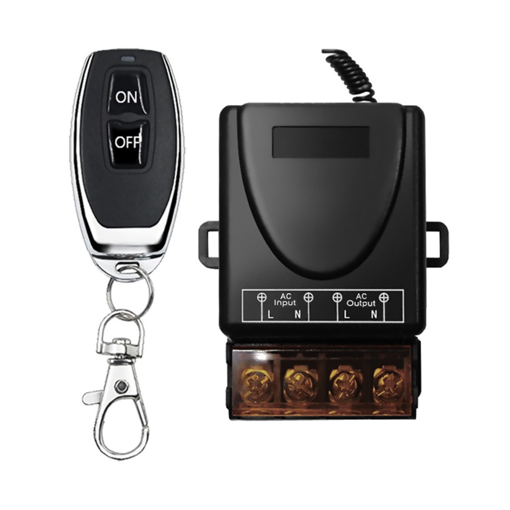 110V-240V RF Remote Control Switch with 100m Range Relay Receiver