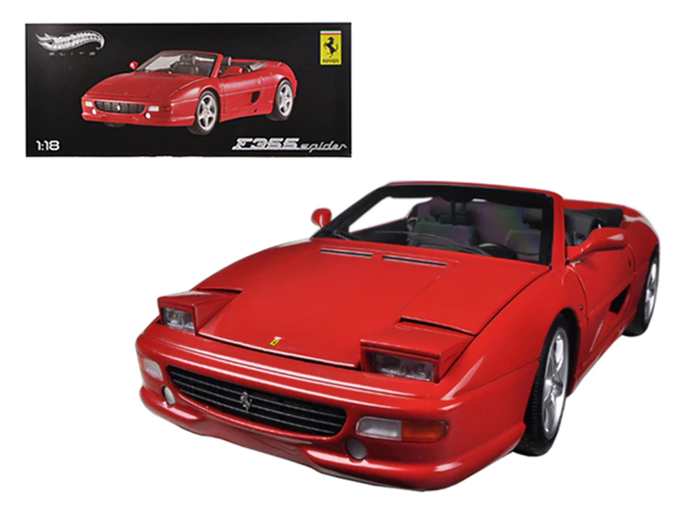 Ferrari F355 Spider Convertible Red Elite Edition 1/18 Diecast Car Model