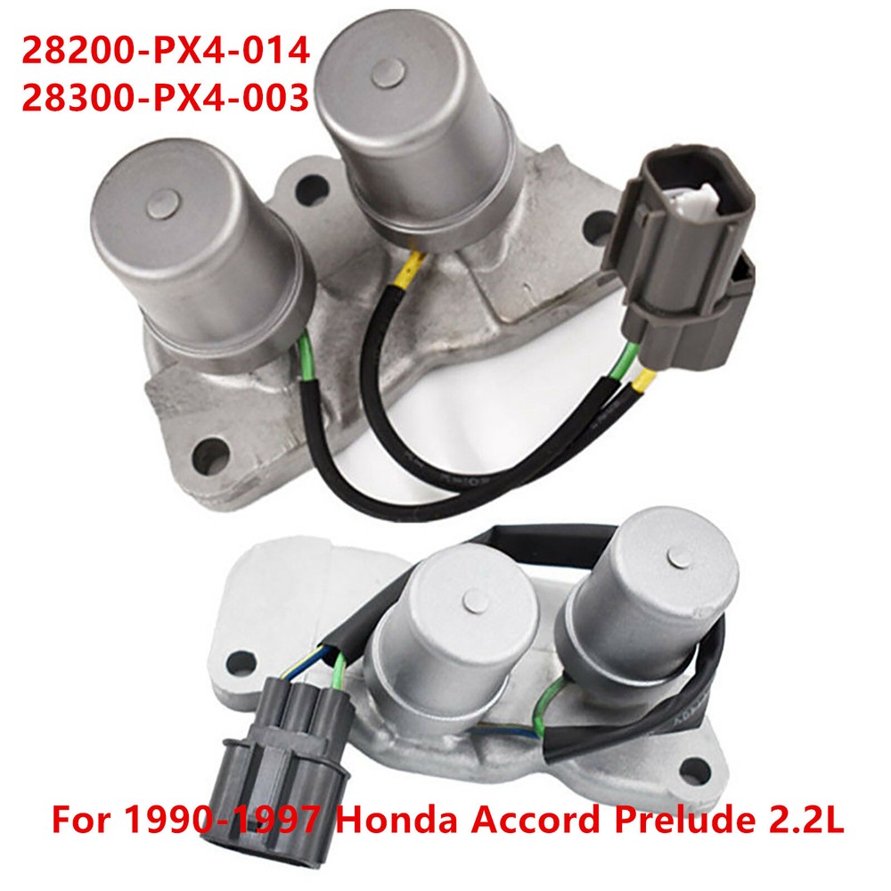 Shift Control & Lock Up Solenoids Set for 1990-97 Honda Accord Prelude 2.2L