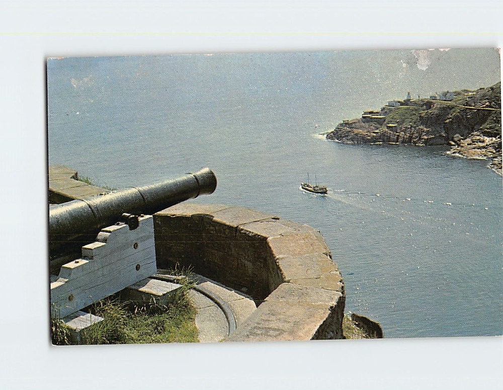 Postcard View From Queen's Battery  St john's Newfoundland Canada