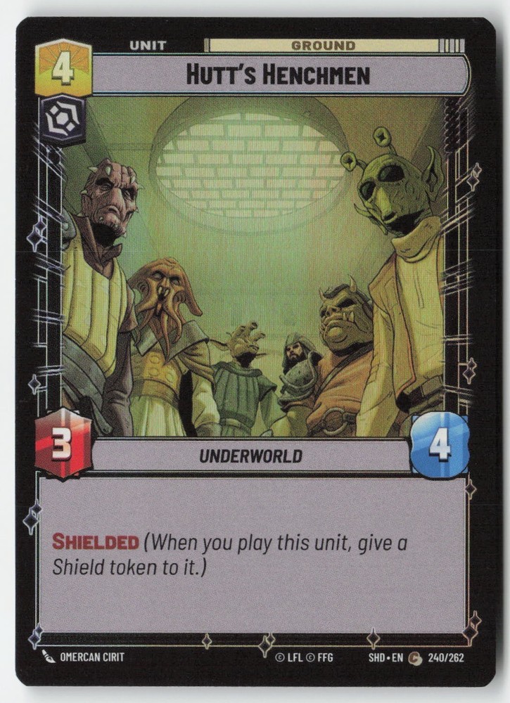 SWU - Hutt's Henchmen SHD 240 Standard Foil