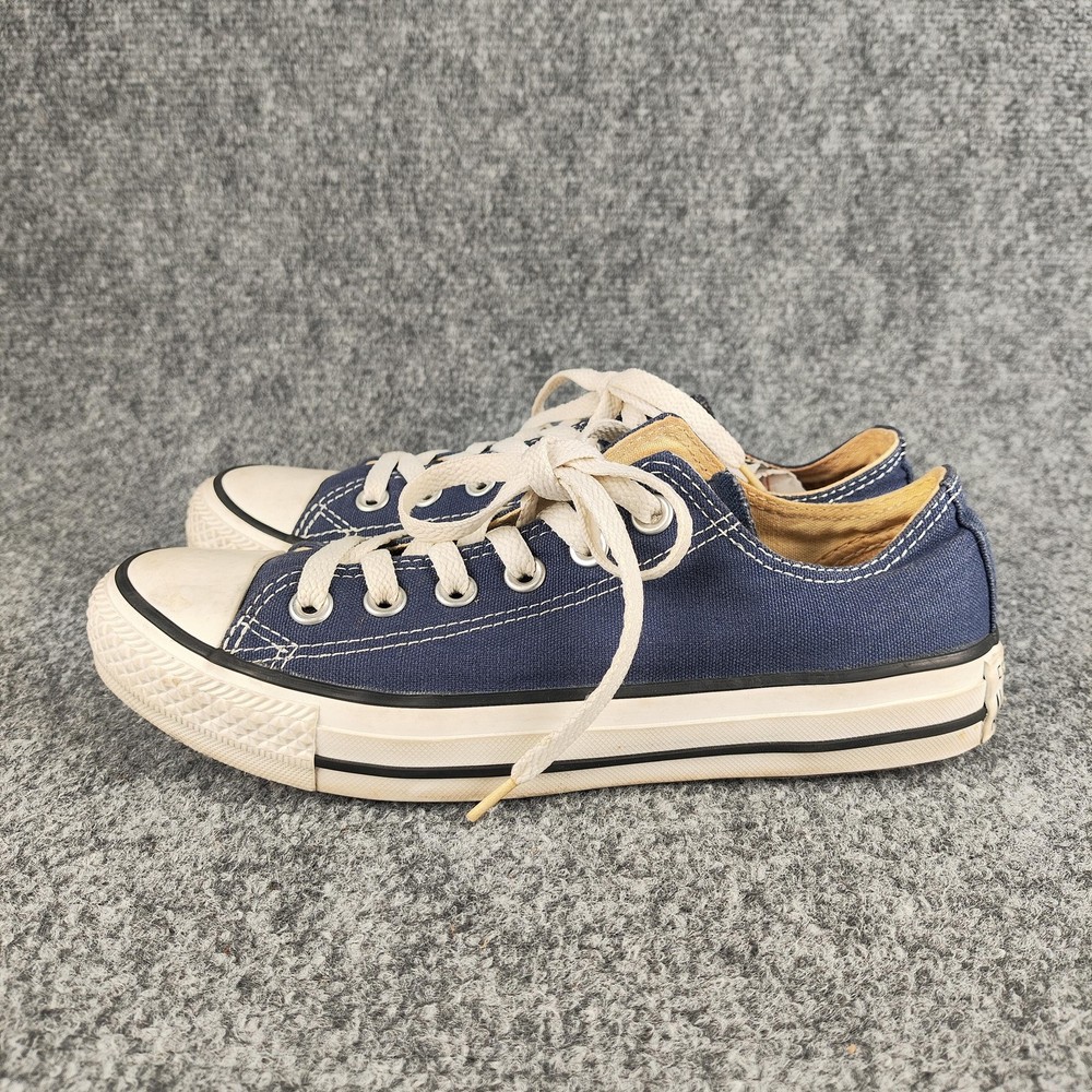 Converse Chuck Taylor All Star Shoes Mens Size 5 Blue Canvas Low Top M9697