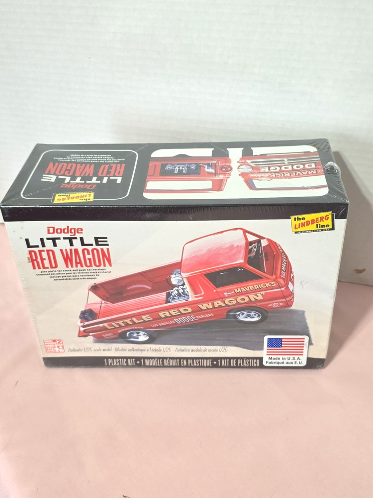 Dodge Little RED WAGON  New/ Sealed The Lindberg Line Red 2014 1:25 plastic kit
