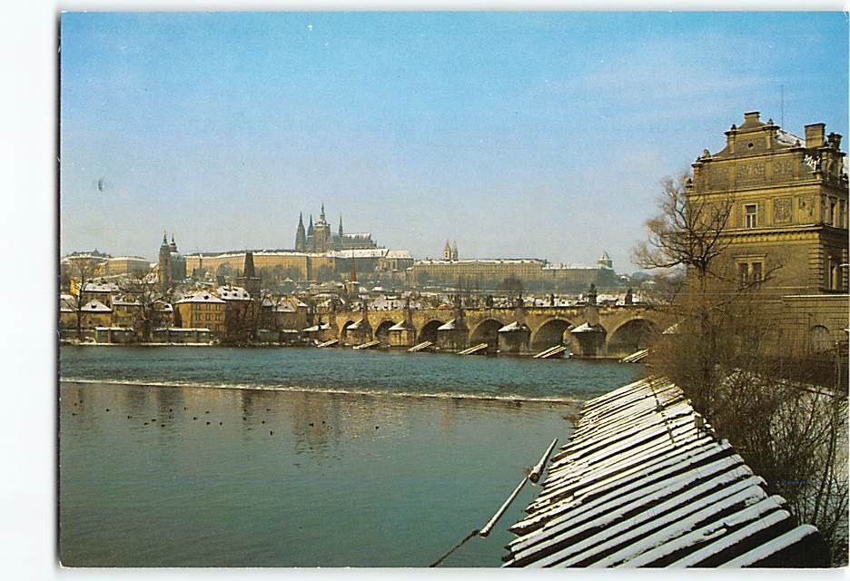Postcard Prague Castle Prague Czech Republic