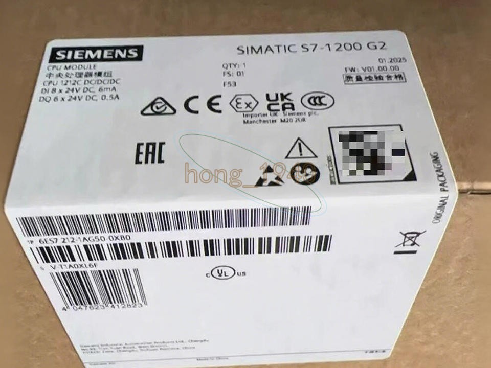 One New Siemens Cpu Module 6Es7212-1Ag50-0Xb0 6Es7 212-1Ag50-0Xb0