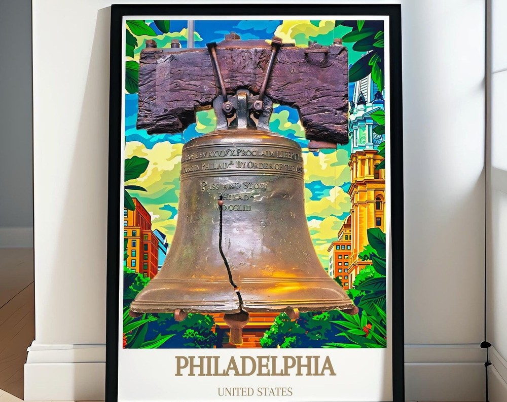 Iconic Philadelphia Posters From Liberty Bell Decor To Pennsylvania Art Prints