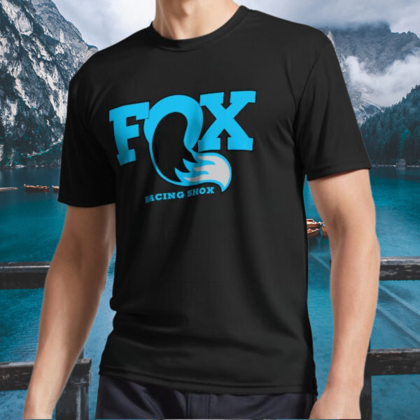 New Shirt Fox Racing Shox - Blue  - Logo Active T-Shirt Funny Size S to 5XL