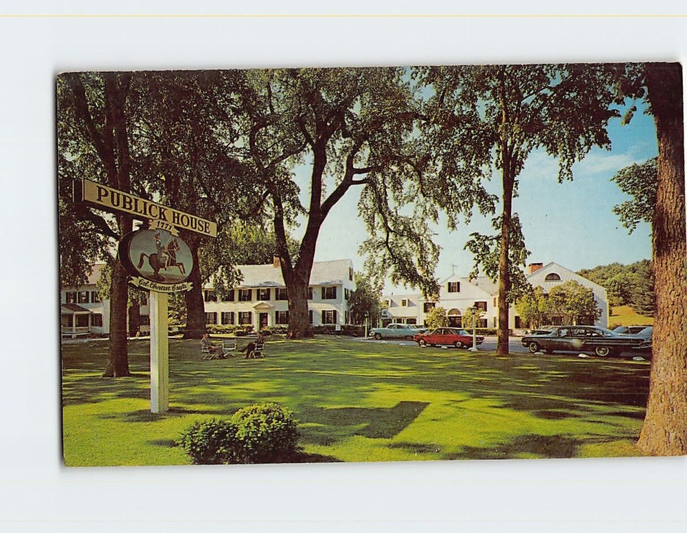 Postcard 18th Century Publick House, Sturbridge Massachusetts USA