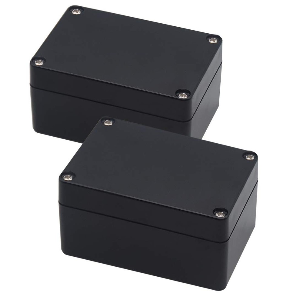 IP65 Waterproof Junction Box ABS Plastic Electrical Enclosure 100x68x50mm 2 Pack-image