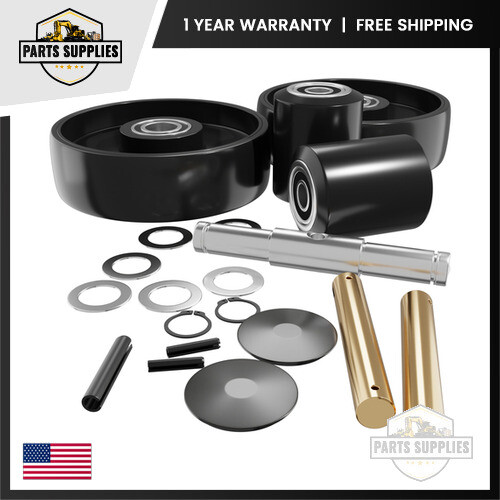 Wesco CPI Standard Pallet Jack Complete Wheel Replacement Kit