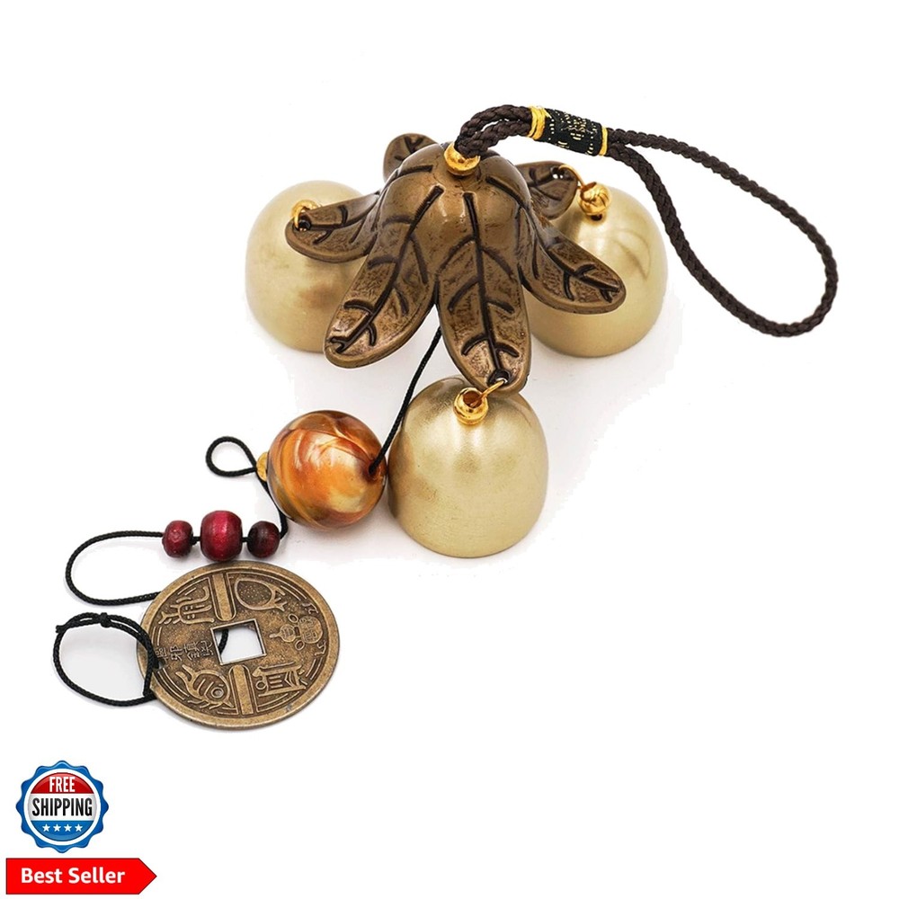 Lucky Wind Chimes Feng Shui Wind Bell for Good Luck Home Garden Hanging Decor...