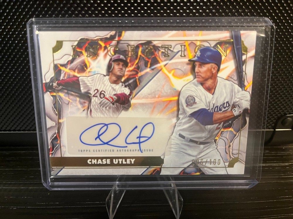 2025 Topps Inception Chase Utley #ITA-CU Inception Transformation Auto 96/100