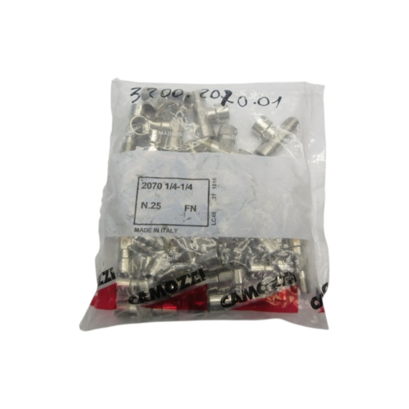 Camozzi 2070 (Pkg Of 25) 1/4-1/4 Nsmp