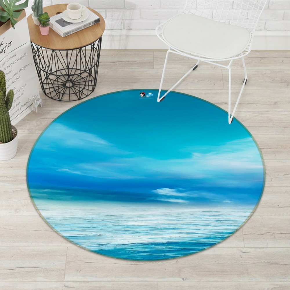3D Blue Ocean NAO5985 Game Rug Mat Elegant Photo Carpet Mat Fay