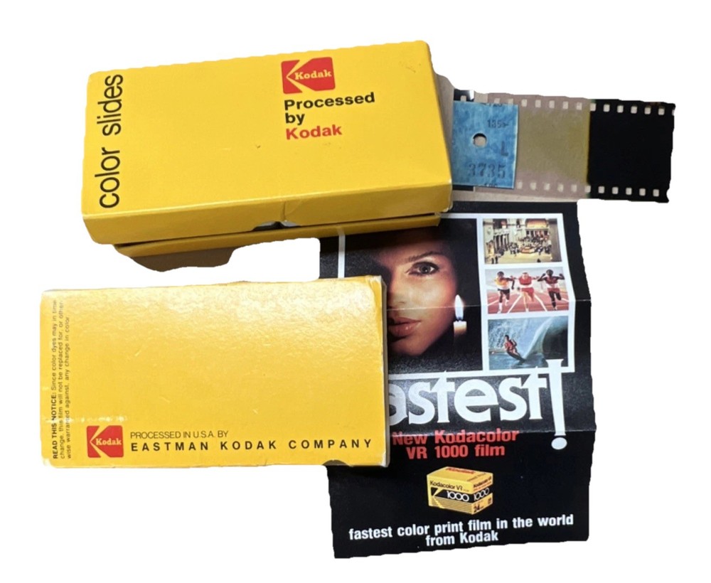 Kodak 35mm Color Film Slides Lot of 19 1983, Flowers, People, Boats, Nature