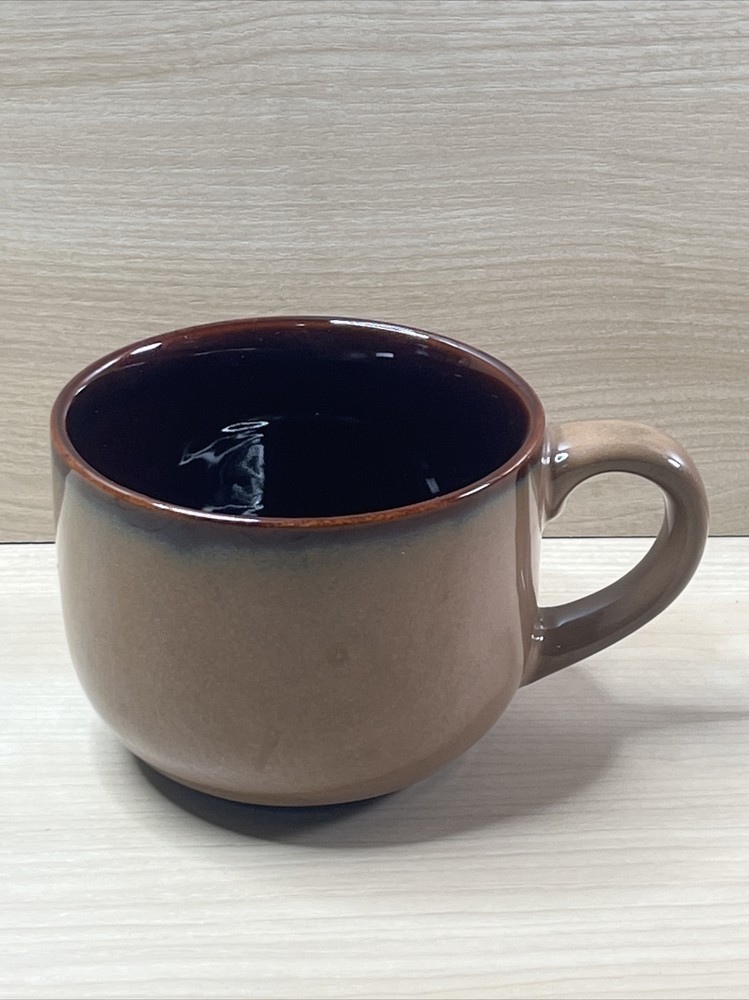 Sango Nova Brown Stoneware Oversized Coffee Tea Soup Mug