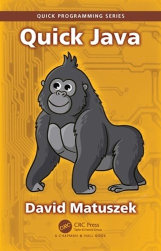 Quick Java by David Matuszek: Used