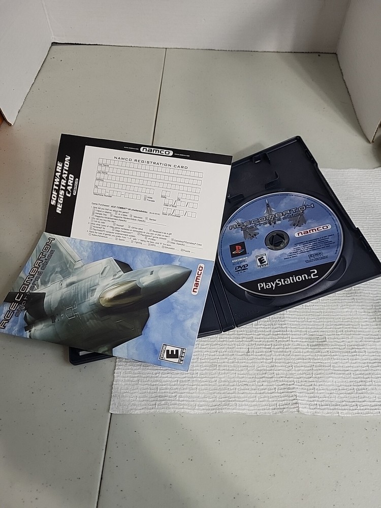 Ace Combat 4 Shattered Skies PS2 Complete CIB w Manual Reg Card Fast Ship-image